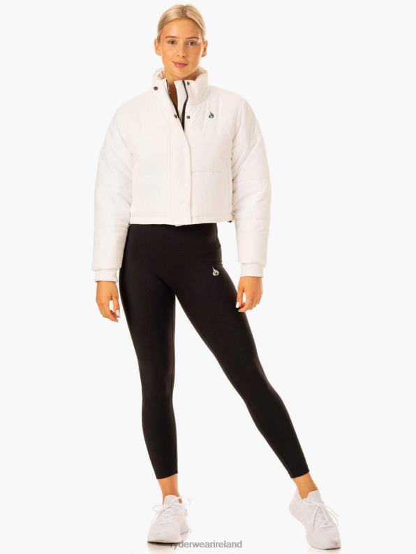 Ryderwear Apex Puffer Jacket White Women Clothing 4Z2T910