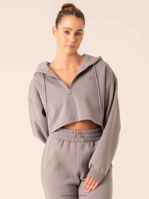 Ryderwear Embody Oversized Jacket Steel Grey Women Clothing 4Z2T757