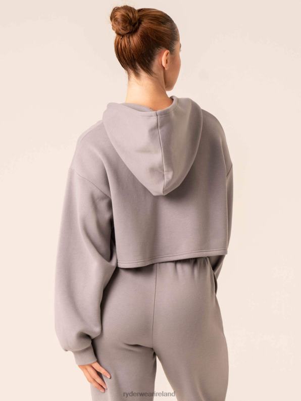 Ryderwear Embody Oversized Jacket Steel Grey Women Clothing 4Z2T757