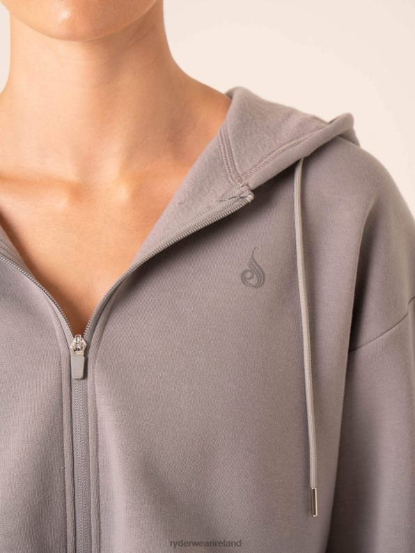 Ryderwear Embody Oversized Jacket Steel Grey Women Clothing 4Z2T757