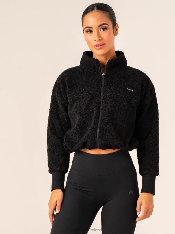 Ryderwear Embody Teddy Jacket Black Women Clothing 4Z2T761