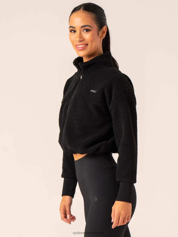 Ryderwear Embody Teddy Jacket Black Women Clothing 4Z2T761