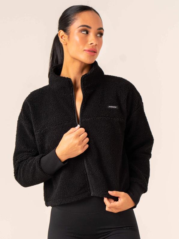 Ryderwear Embody Teddy Jacket Black Women Clothing 4Z2T761