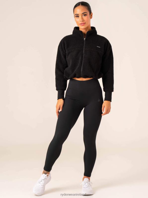 Ryderwear Embody Teddy Jacket Black Women Clothing 4Z2T761