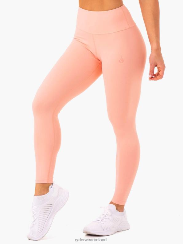 Ryderwear Adapt High Waisted Scrunch Leggings Peach Women Clothing 4Z2T1113