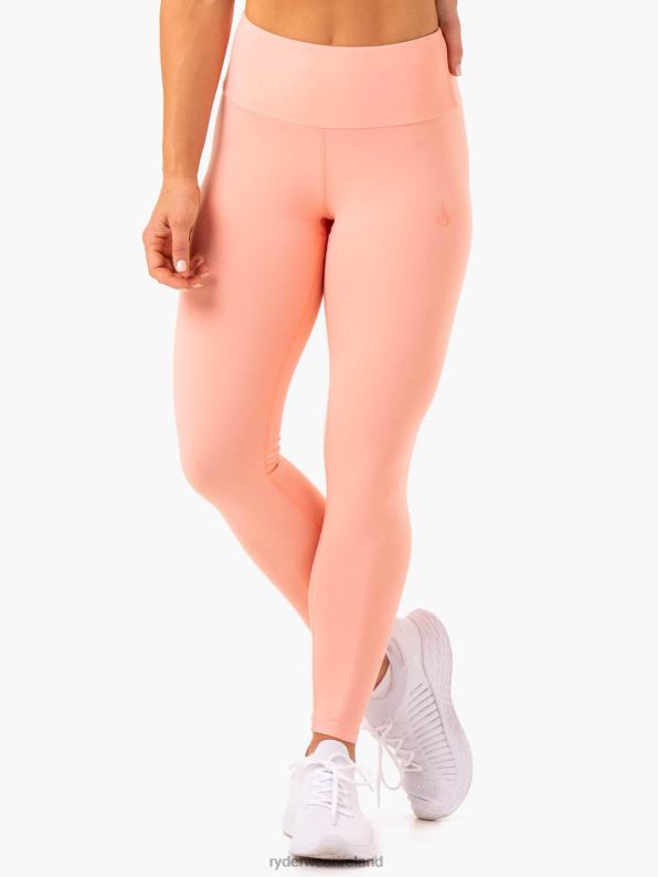 Ryderwear Adapt High Waisted Scrunch Leggings Peach Women Clothing 4Z2T1113