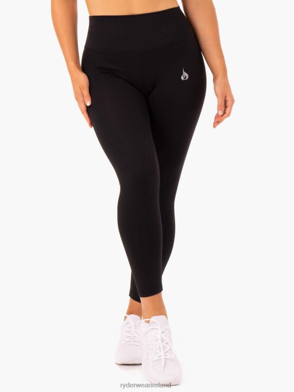 Ryderwear Base Full Length High Waisted Leggings Black Women Clothing 4Z2T142
