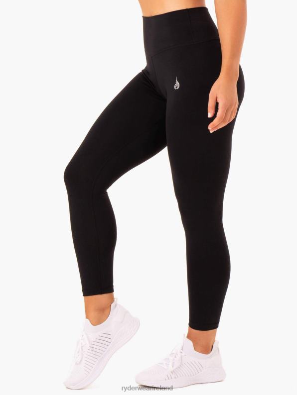 Ryderwear Base Full Length High Waisted Leggings Black Women Clothing 4Z2T142