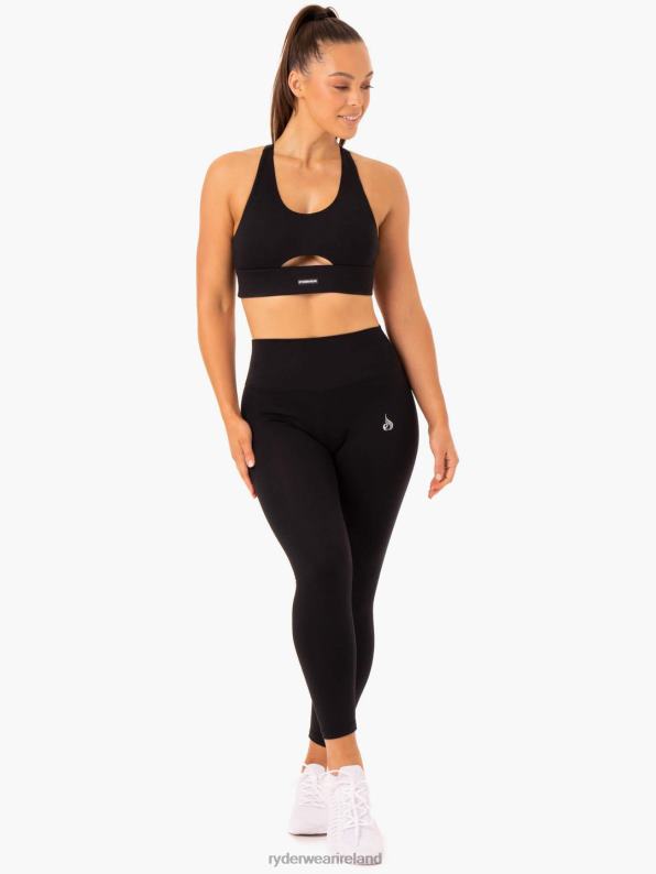 Ryderwear Base Full Length High Waisted Leggings Black Women Clothing 4Z2T142