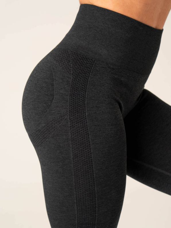 Ryderwear Evolve Seamless Leggings Black Marl Women Clothing 4Z2T11
