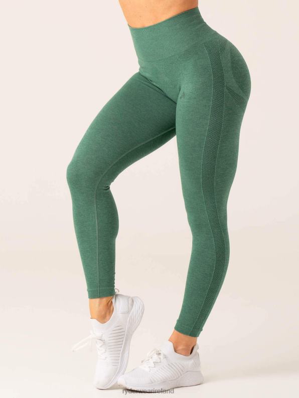 Ryderwear Evolve Seamless Leggings Green Marl Women Clothing 4Z2T49