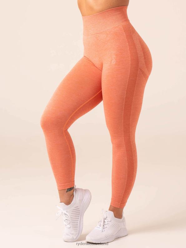 Ryderwear Evolve Seamless Leggings Orange Marl Women Clothing 4Z2T14