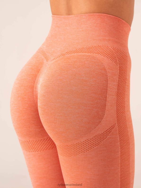 Ryderwear Evolve Seamless Leggings Orange Marl Women Clothing 4Z2T14