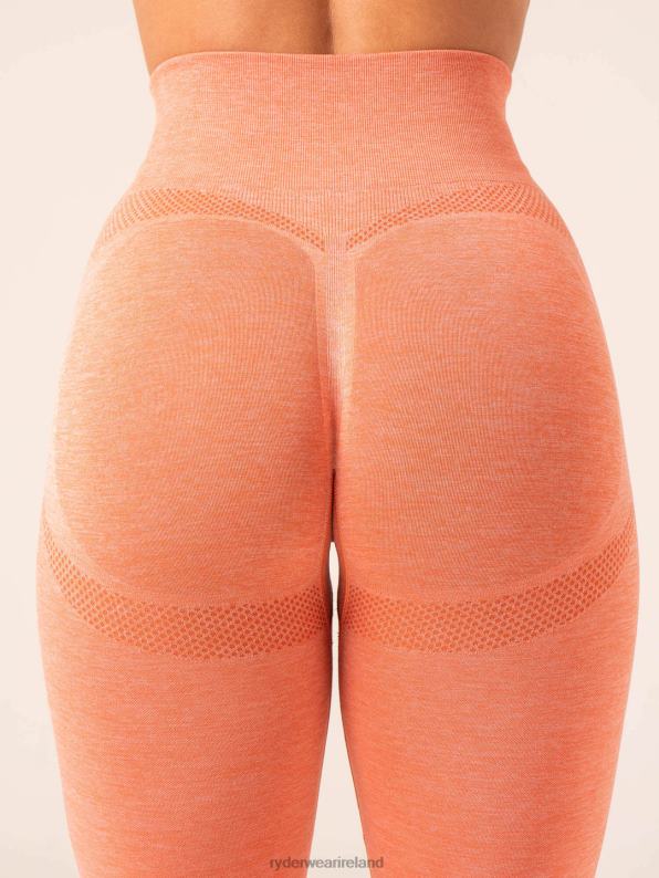 Ryderwear Evolve Seamless Leggings Orange Marl Women Clothing 4Z2T14
