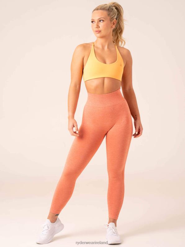 Ryderwear Evolve Seamless Leggings Orange Marl Women Clothing 4Z2T14