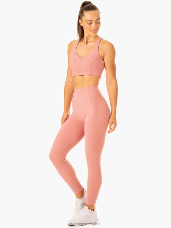 Ryderwear Form Scrunch Bum Leggings Dusty Pink Women Clothing 4Z2T93