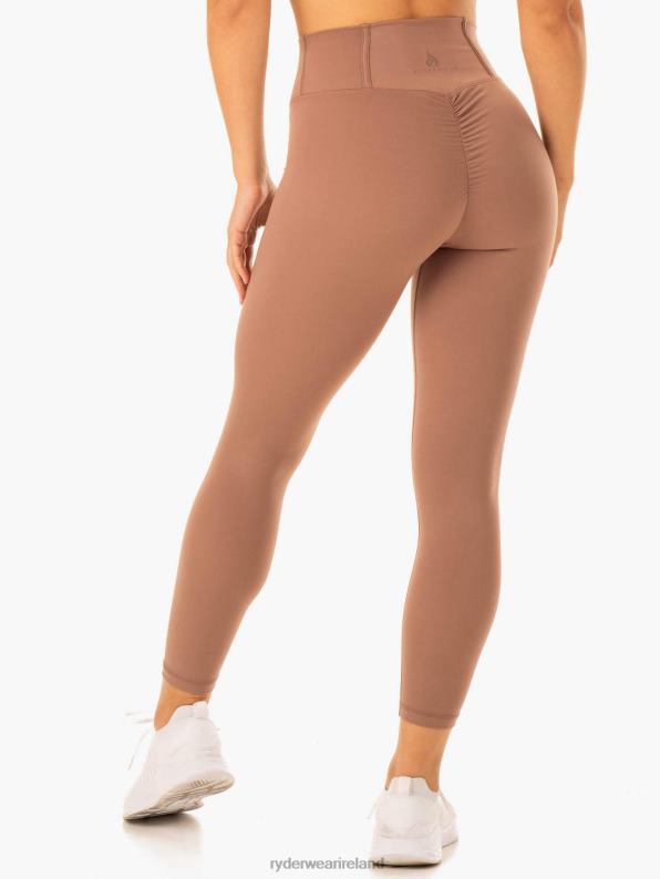 Ryderwear Form Scrunch Bum Leggings Mocha Women Clothing 4Z2T92