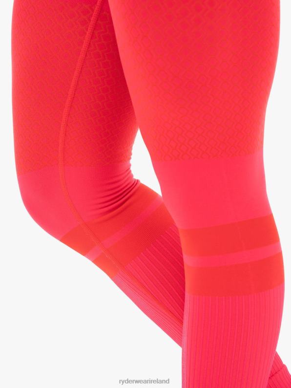 Ryderwear Freestyle Seamless High Waisted Leggings Red Women Clothing 4Z2T181