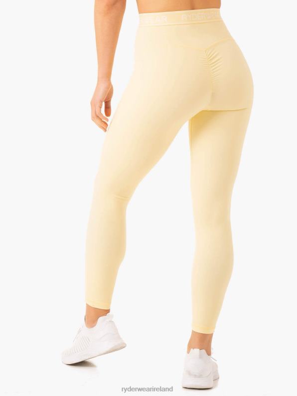Ryderwear Level Up High Waisted Scrunch Leggings Butter Women Clothing 4Z2T73