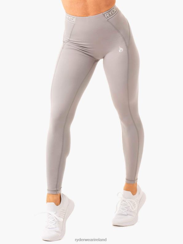 Ryderwear Level Up High Waisted Scrunch Leggings Steel Grey Women Clothing 4Z2T74