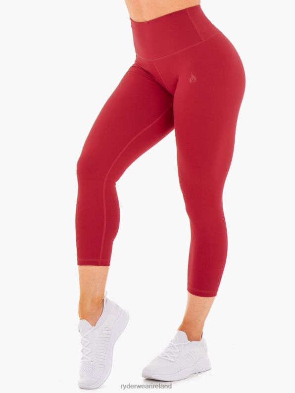 Ryderwear Motion High Waisted 7/8 Leggings Red Women Clothing 4Z2T162