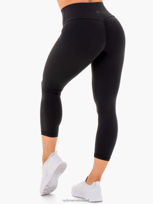 Ryderwear Motion High Waisted 7/8 Scrunch Bum Leggings Black Women Clothing 4Z2T164
