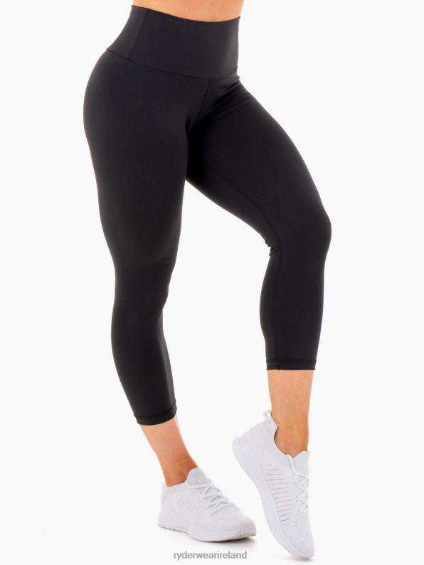 Ryderwear Motion High Waisted 7/8 Scrunch Bum Leggings Black Women Clothing 4Z2T164