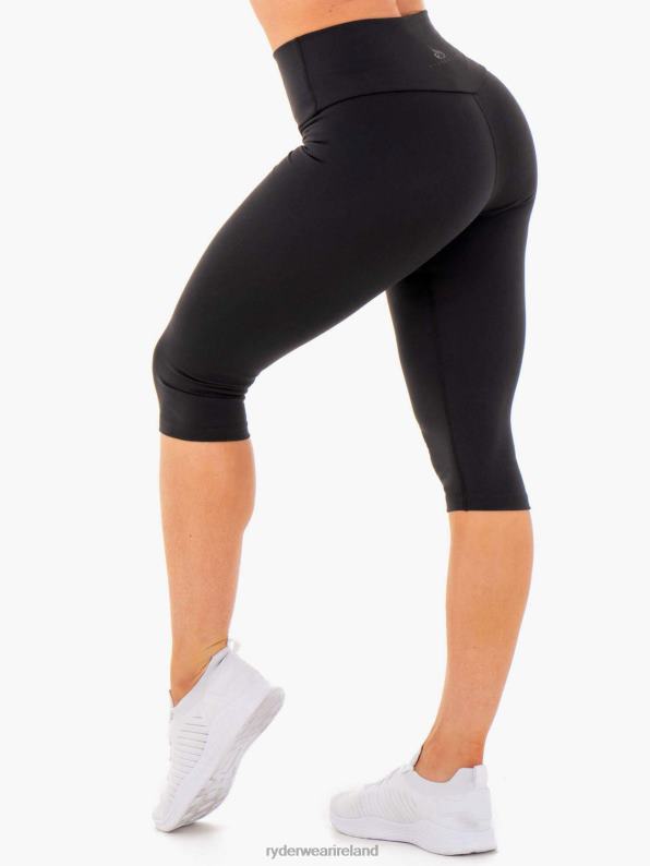 Ryderwear Motion High Waisted Capri Leggings Black Women Clothing 4Z2T159