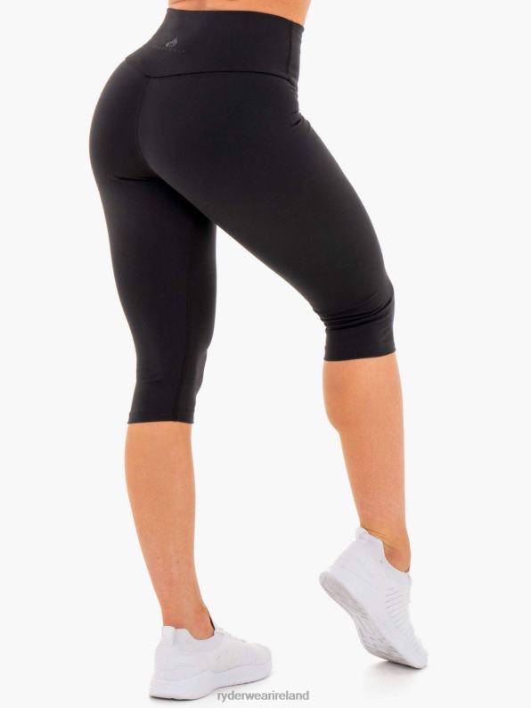 Ryderwear Motion High Waisted Capri Leggings Black Women Clothing 4Z2T159