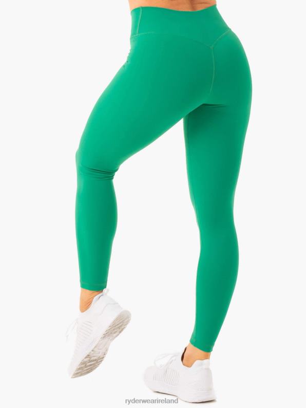 Ryderwear Nkd Cross Over Leggings Green Women Clothing 4Z2T65
