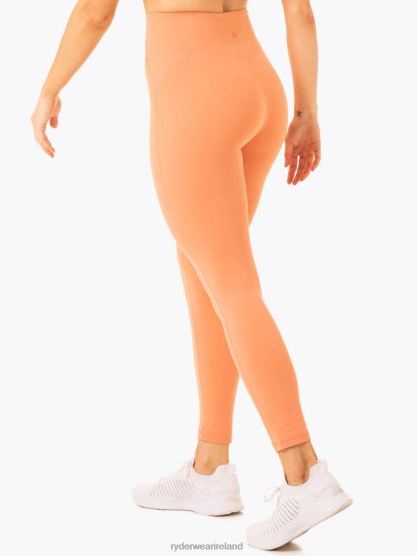 Ryderwear Nkd Frame High Waisted Leggings Terracotta Women Clothing 4Z2T80