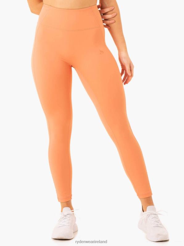 Ryderwear Nkd Frame High Waisted Leggings Terracotta Women Clothing 4Z2T80