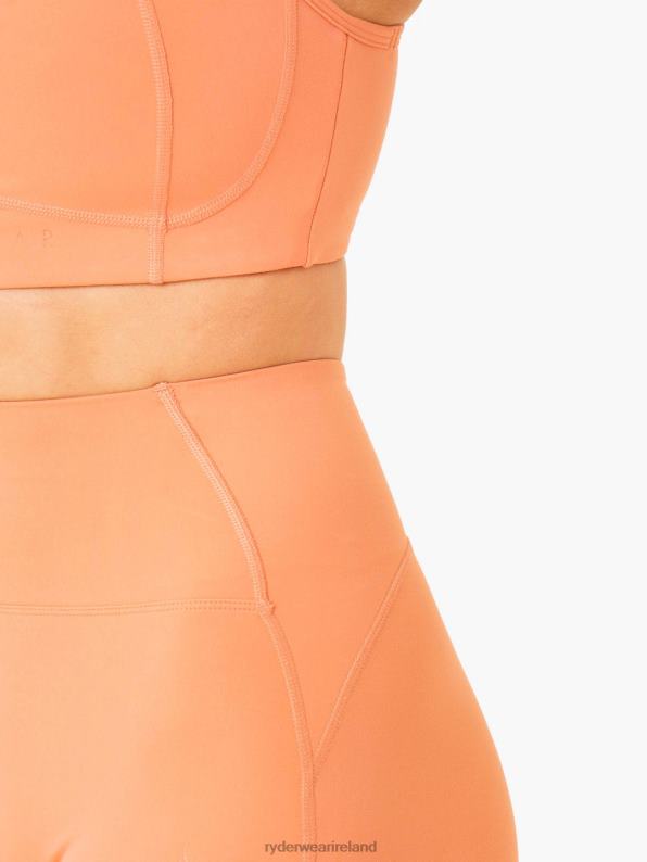 Ryderwear Nkd Frame High Waisted Leggings Terracotta Women Clothing 4Z2T80