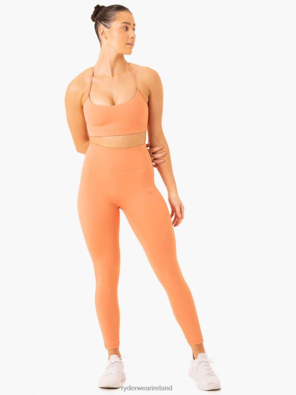 Ryderwear Nkd Frame High Waisted Leggings Terracotta Women Clothing 4Z2T80