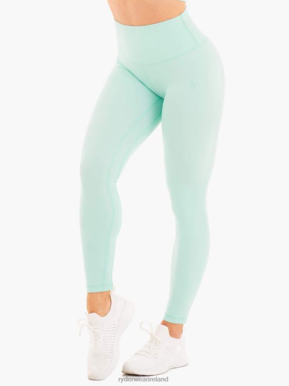 Ryderwear Nkd High Waisted Leggings Aqua Women Clothing 4Z2T171