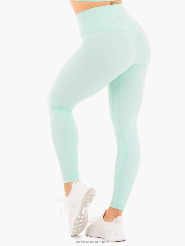 Ryderwear Nkd High Waisted Leggings Aqua Women Clothing 4Z2T171