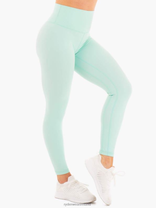 Ryderwear Nkd High Waisted Leggings Aqua Women Clothing 4Z2T171