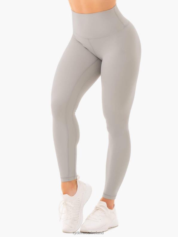 Ryderwear Nkd High Waisted Leggings Grey Women Clothing 4Z2T167