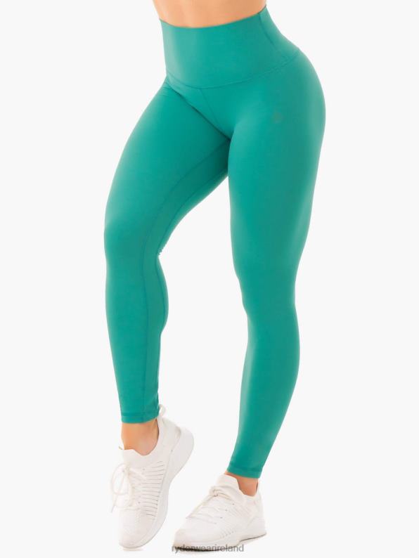 Ryderwear Nkd High Waisted Leggings Turquoise Women Clothing 4Z2T166