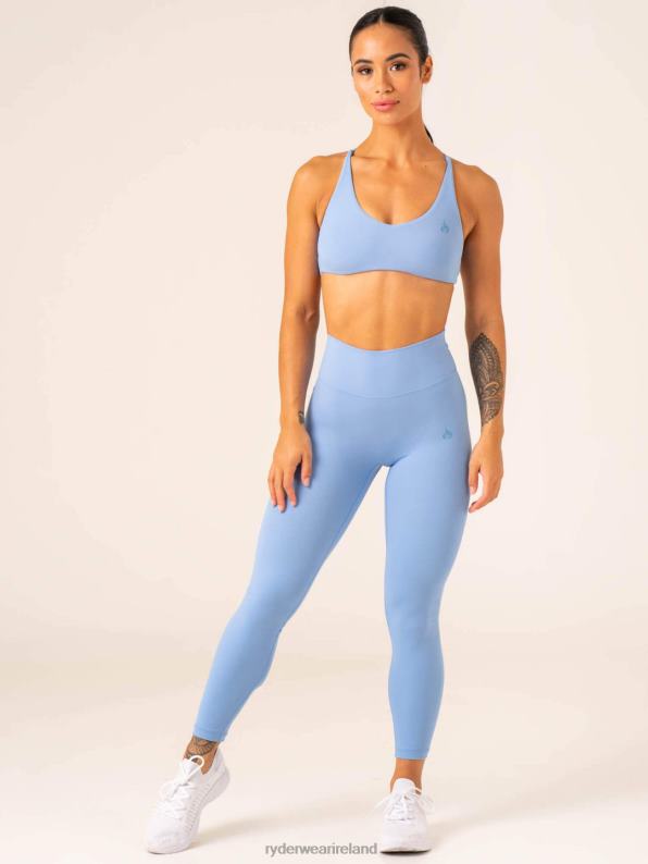 Ryderwear Nkd High Waisted Scrunch Leggings Blue Women Clothing 4Z2T28