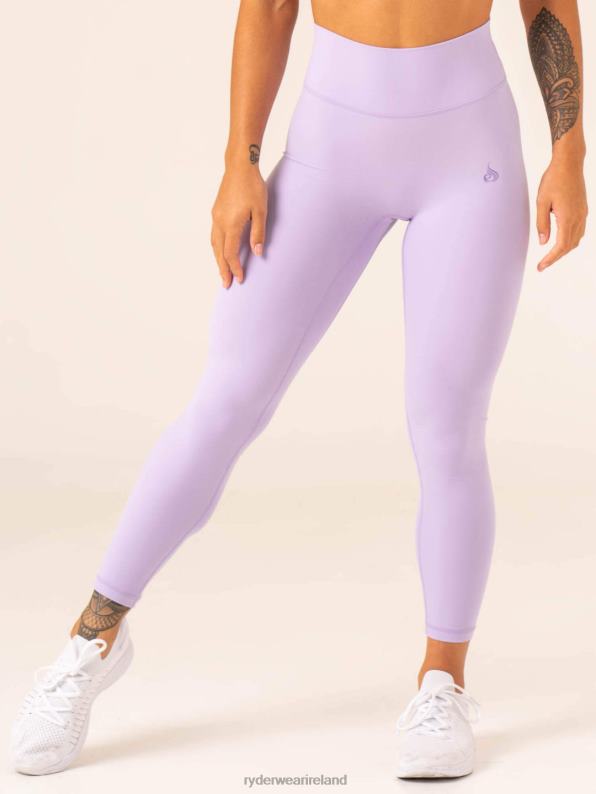 Ryderwear Nkd High Waisted Scrunch Leggings Lavender Women Clothing 4Z2T27