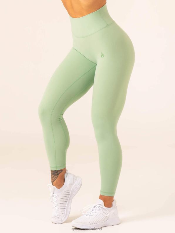 Ryderwear Nkd High Waisted Scrunch Leggings Pistachio Women Clothing 4Z2T26