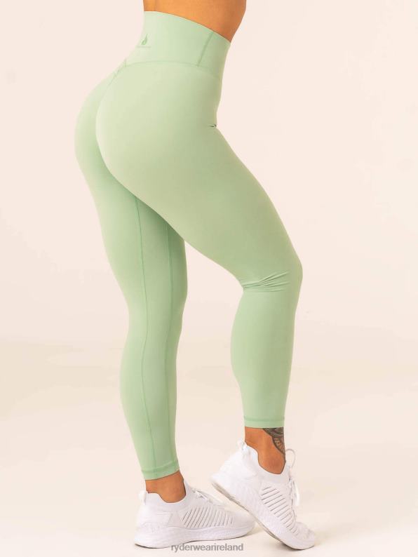 Ryderwear Nkd High Waisted Scrunch Leggings Pistachio Women Clothing 4Z2T26
