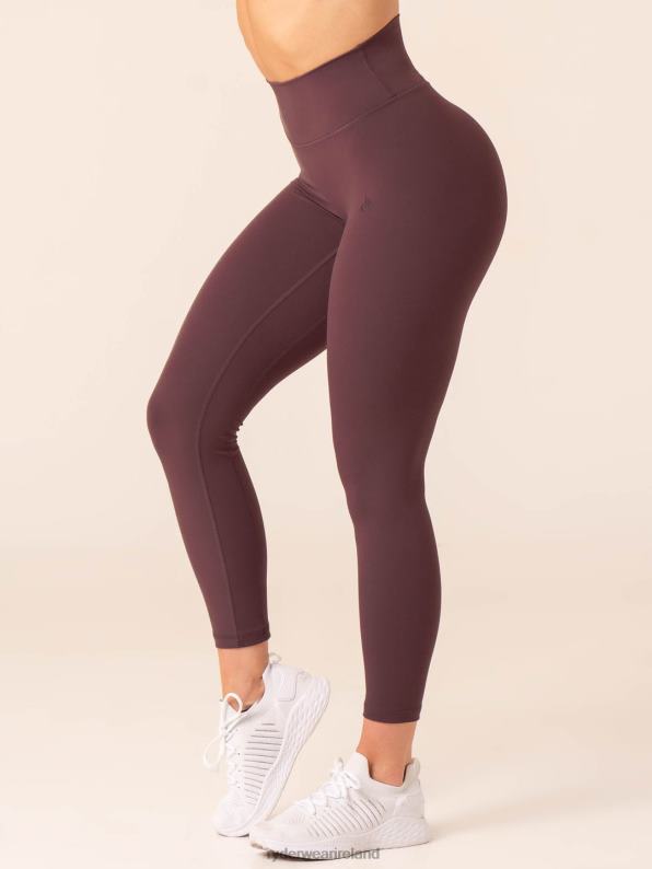 Ryderwear Nkd High Waisted Scrunch Leggings Plum Women Clothing 4Z2T22