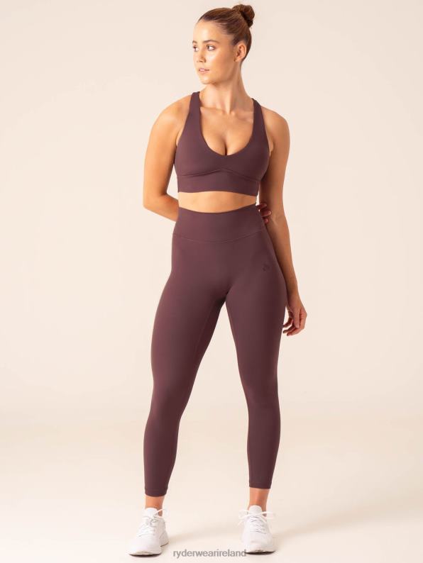 Ryderwear Nkd High Waisted Scrunch Leggings Plum Women Clothing 4Z2T22