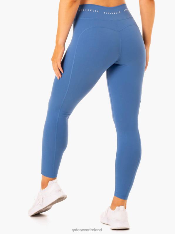Ryderwear Reflex High Waisted Leggings Blue Women Clothing 4Z2T131