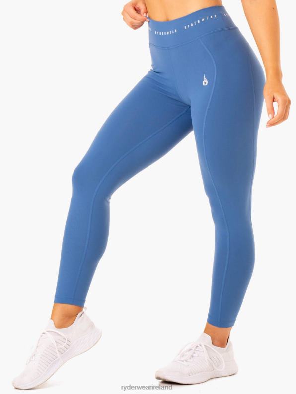 Ryderwear Reflex High Waisted Leggings Blue Women Clothing 4Z2T131