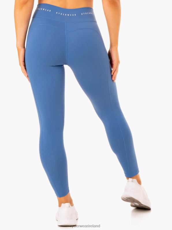Ryderwear Reflex High Waisted Leggings Blue Women Clothing 4Z2T131