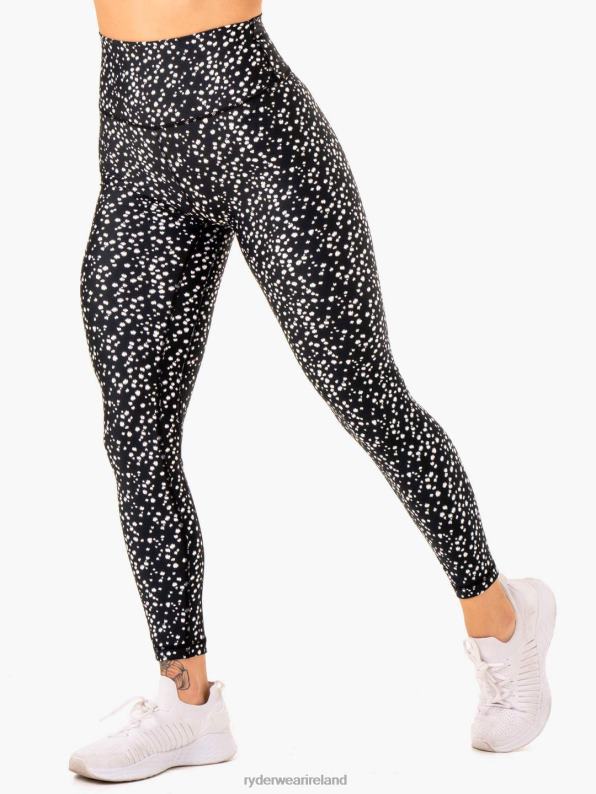 Ryderwear Reform High Waisted Leggings Black Speckle Women Clothing 4Z2T130