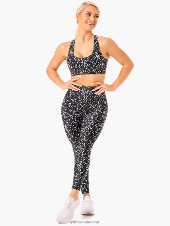 Ryderwear Reform High Waisted Leggings Black Speckle Women Clothing 4Z2T130